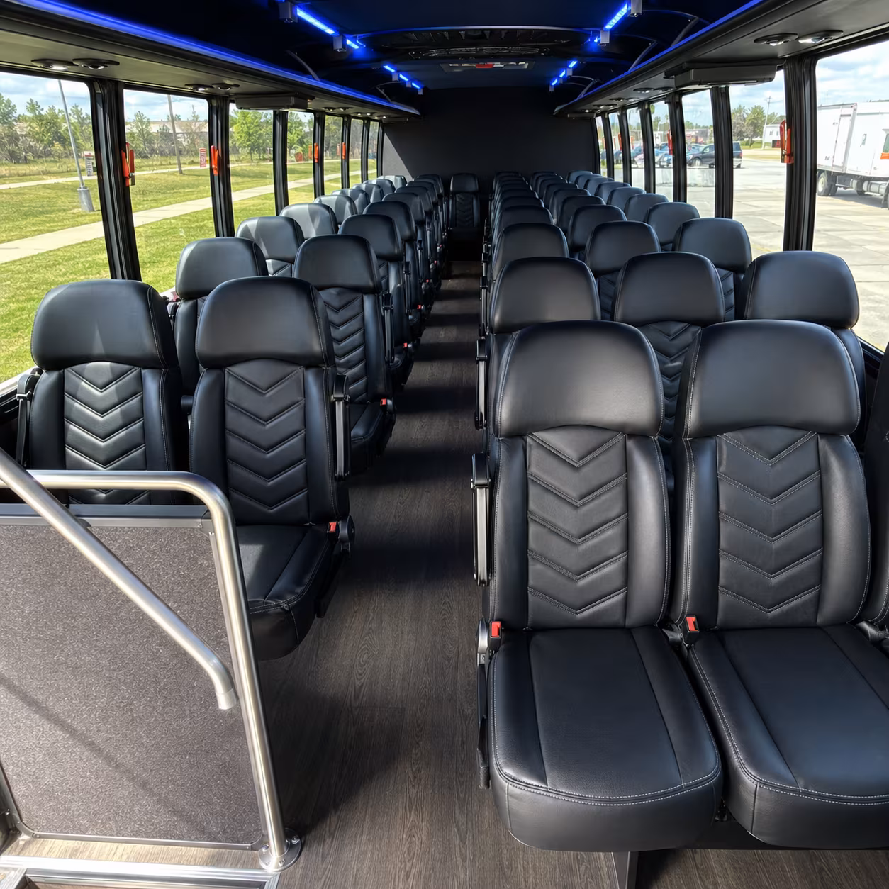 35 passenger minibus interior