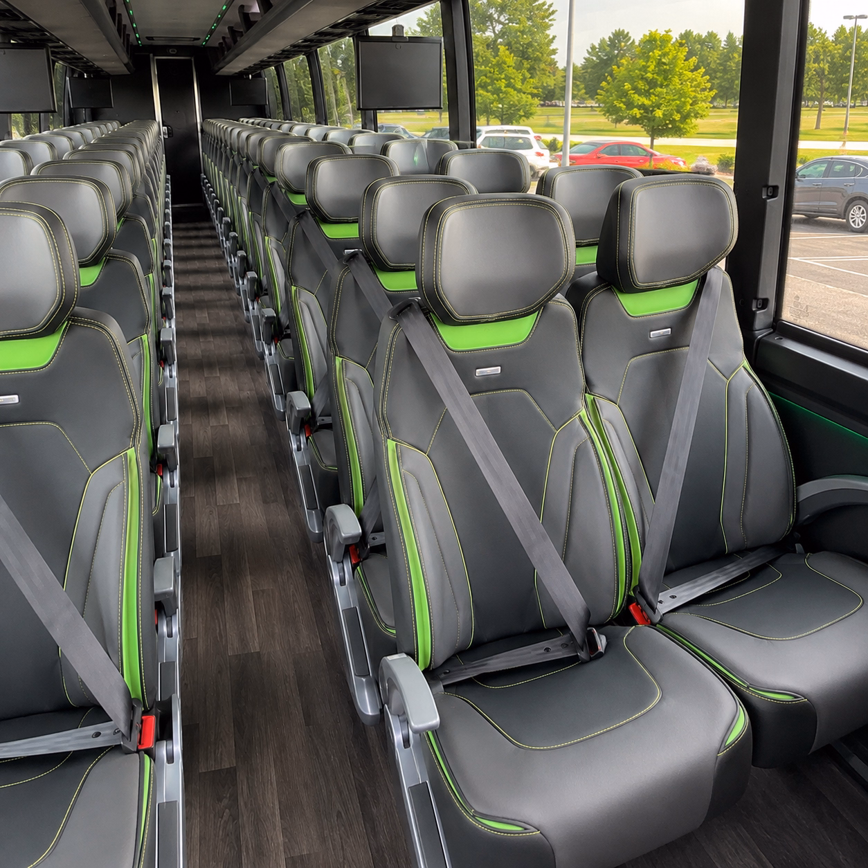 charter buses to nrg center for otc and major trade shows