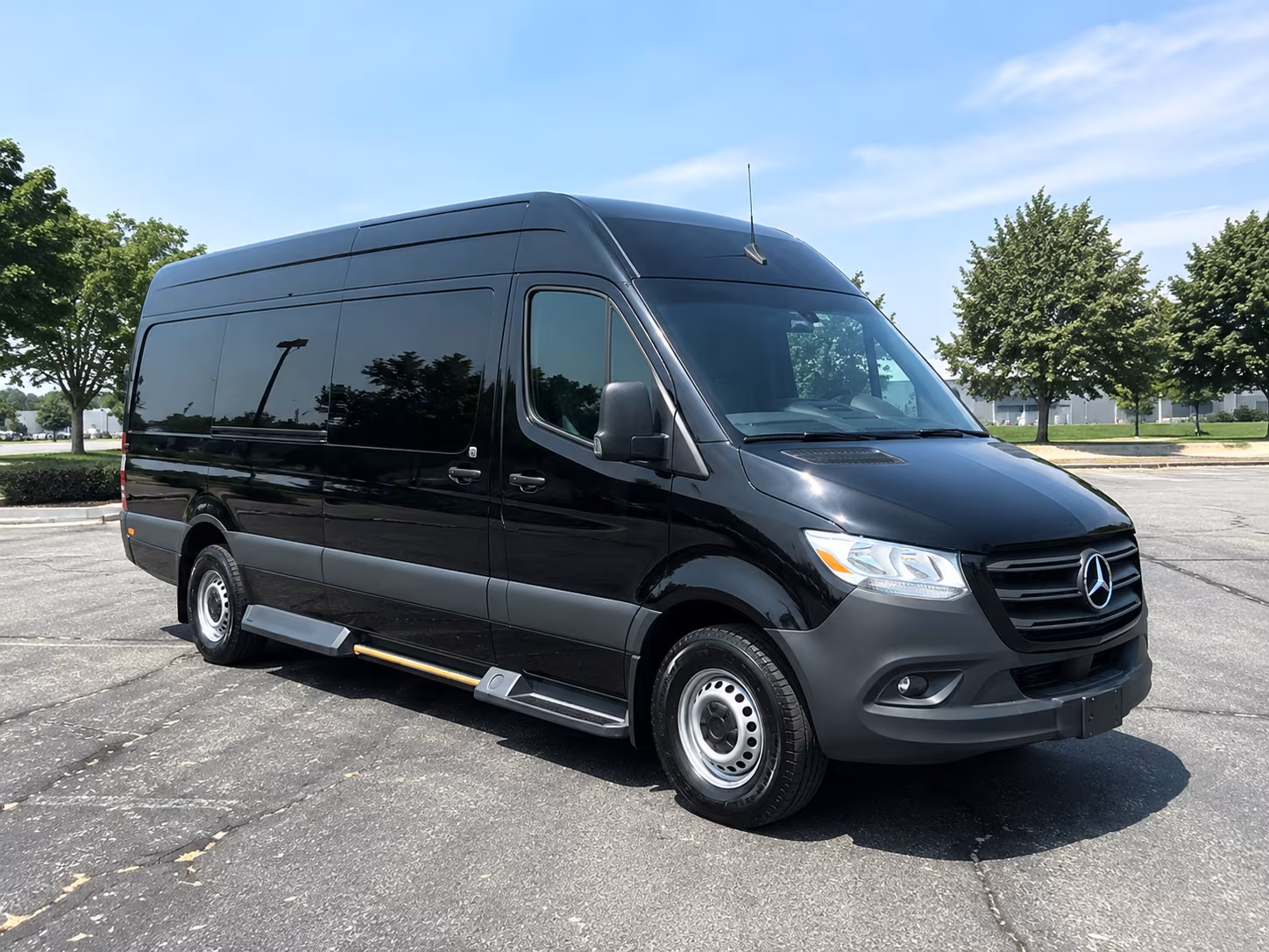sprinter van with driver