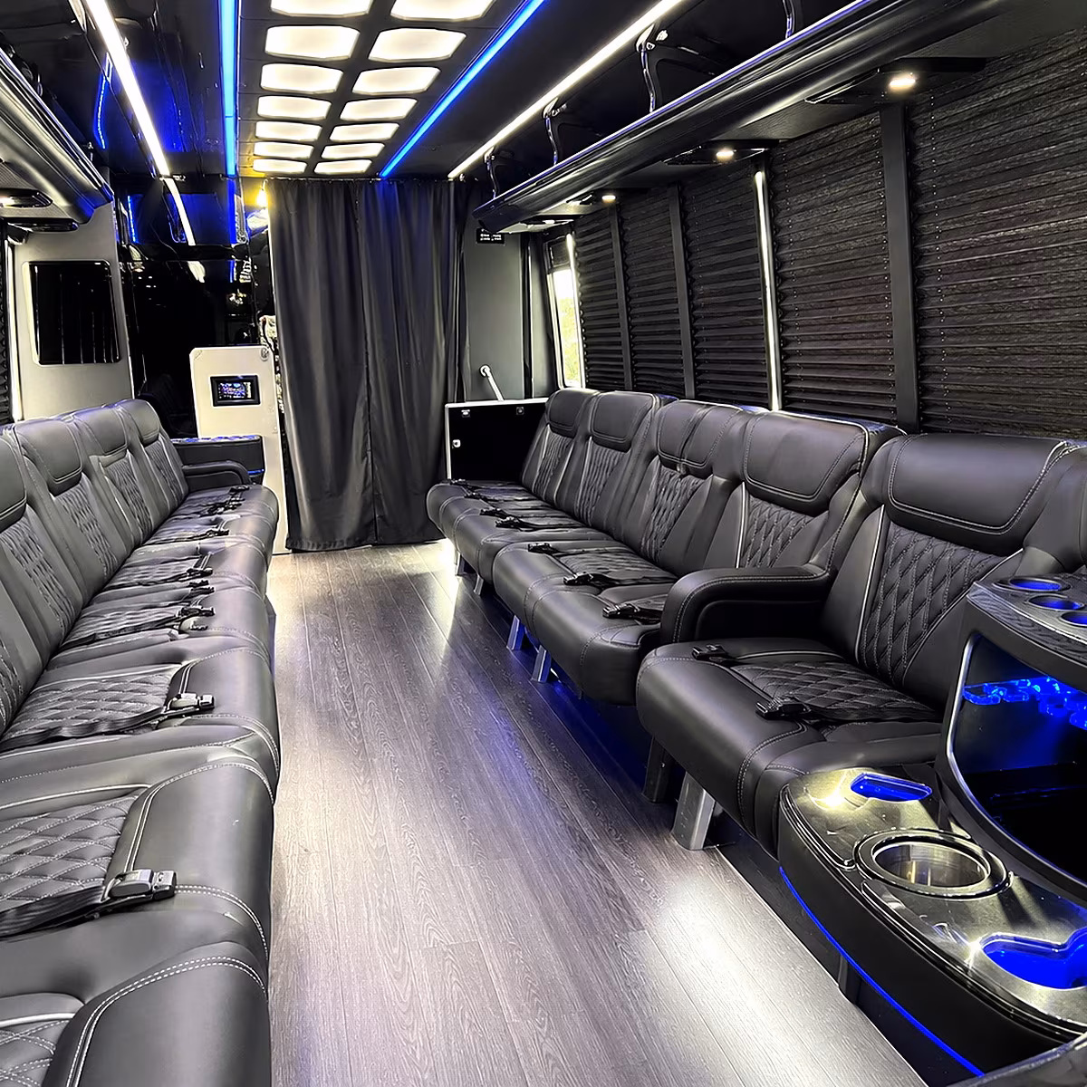sugar land party bus rentals inside