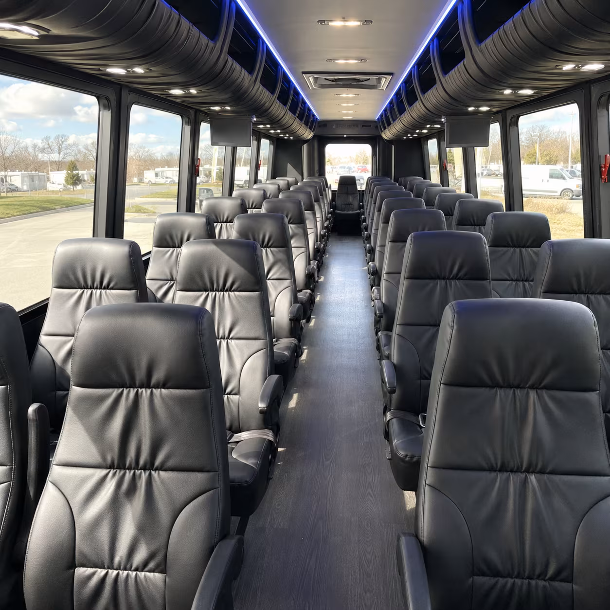 sugar land wine tour brewery transportation onboard seating