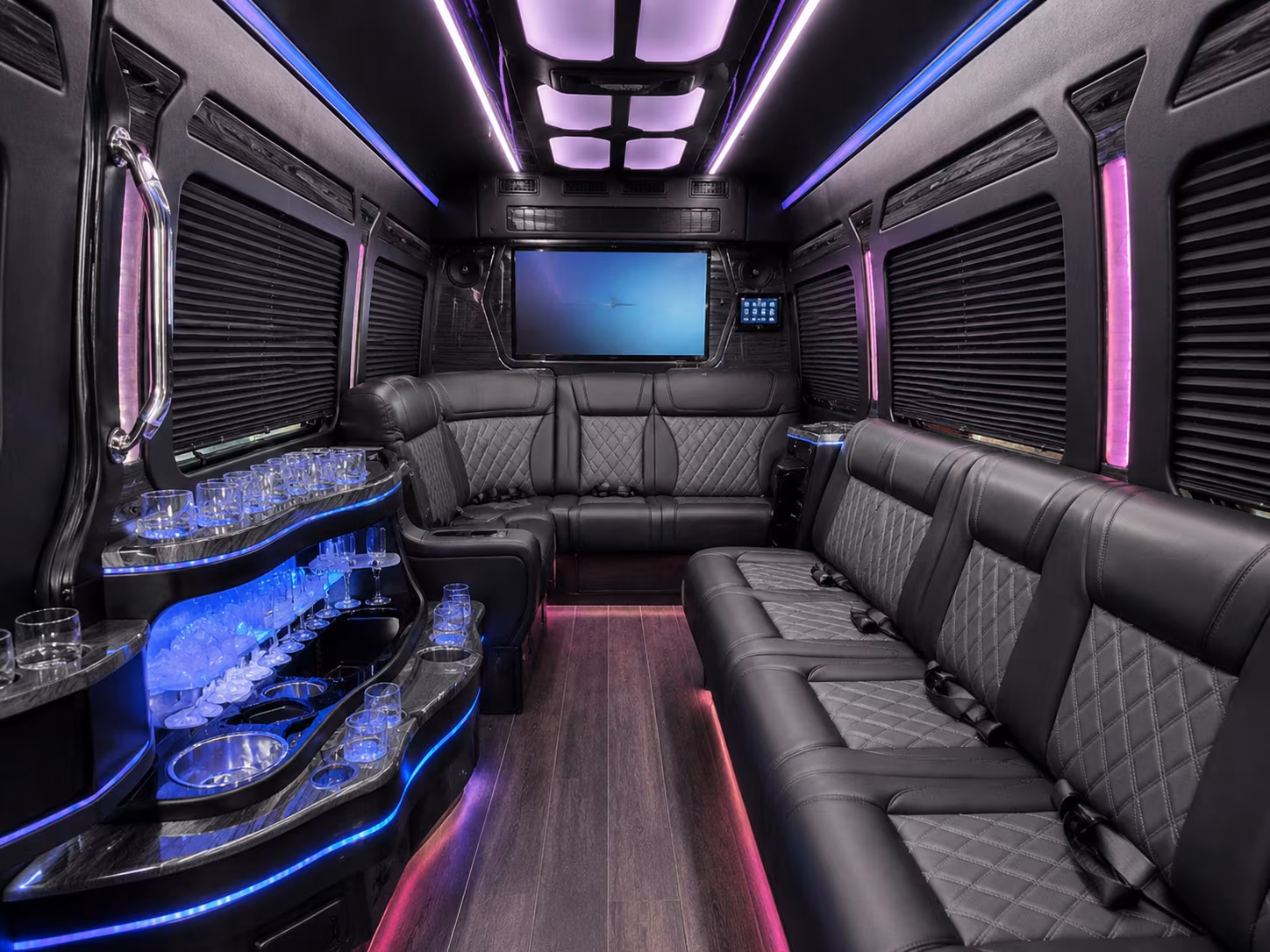 wedding and quinceanera shuttle buses across fort bend county